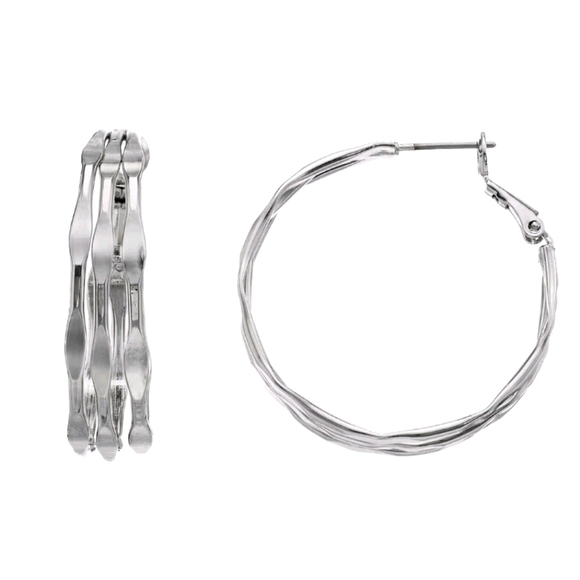 Simply Vera Vera Wang Jewelry - Simply Vera Vera Wang Triple Ring Hoop Earrings